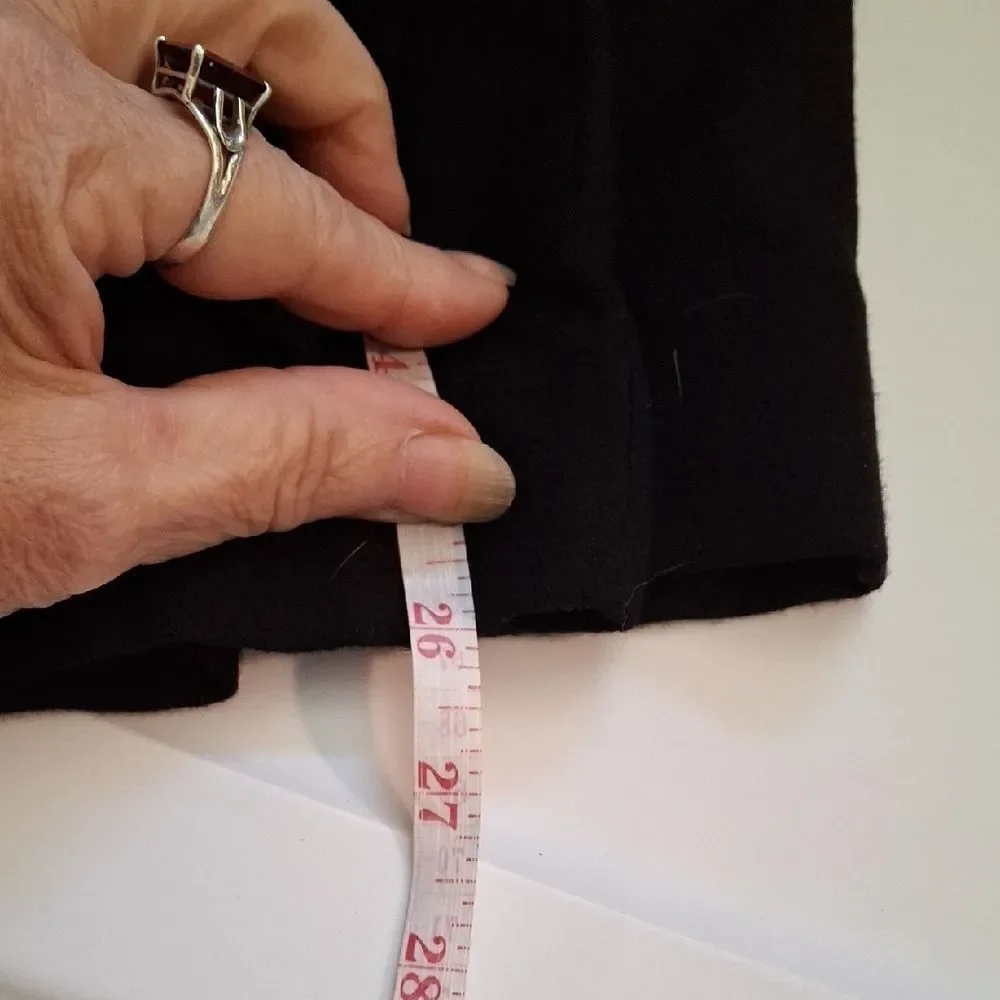 100% Wool Black Pencil Skirt for Women (Rox351)